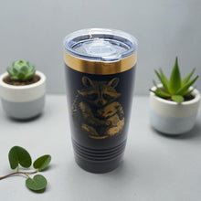 Load image into Gallery viewer, 20oz Tumbler - CUSTOM - Raccoon and Baby