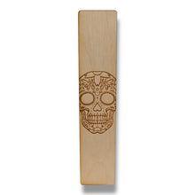 Load image into Gallery viewer, Bookmark - Sugar Skull - Birch Wood