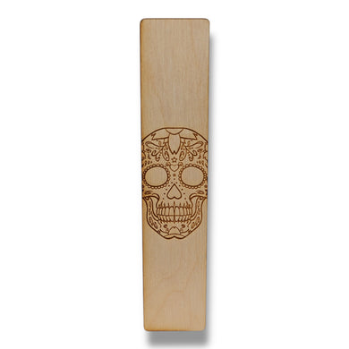 Bookmark - Sugar Skull - Birch Wood