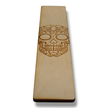 Load image into Gallery viewer, Bookmark - Sugar Skull - Birch Wood