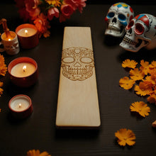 Load image into Gallery viewer, Bookmark - Sugar Skull - Birch Wood