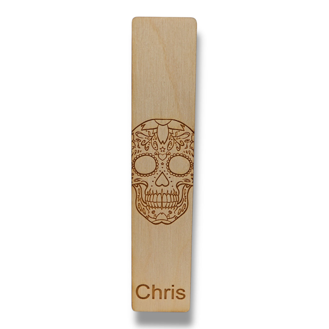 Bookmark - Personalized- Sugar Skull
