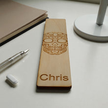 Load image into Gallery viewer, Bookmark - Personalized- Sugar Skull