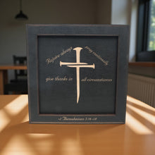 Load image into Gallery viewer, Framed Art - CUSTOM - 1 Thessalonians 5:16-18