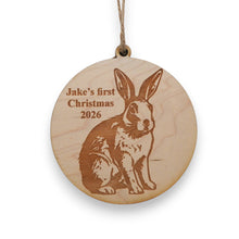 Load image into Gallery viewer, Ornament - Animals - PERSONALIZED - Raw Wood