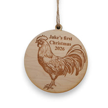 Load image into Gallery viewer, Ornament - Animals - PERSONALIZED - Raw Wood