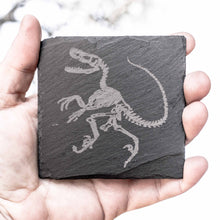 Load image into Gallery viewer, Coaster - Slate - Dinosaur Fossil - SET OF 2