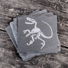Load image into Gallery viewer, Coaster - Slate - Dinosaur Fossil - SET OF 2