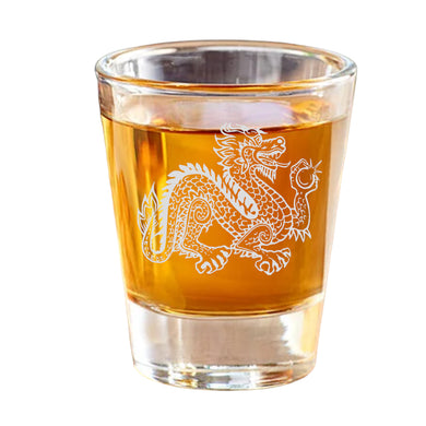 2oz Dragon two Shot glass