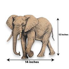 Load image into Gallery viewer, Signs - Black - Safari Animals - SET of 4 LARGE - Double stick tape included