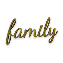 Load image into Gallery viewer, Signs - blessed family faith memories - All 4 - Raw Wood