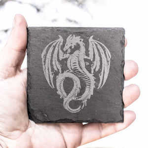 Coaster - Slate - Flying Dragon - SET OF 2