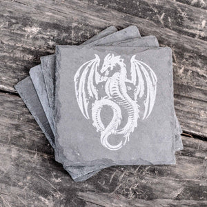 Coaster - Slate - Flying Dragon - SET OF 2