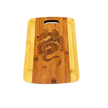 Load image into Gallery viewer, Flying Dragon Cutting Board 14&#39;&#39;x9.5&#39;&#39;x.5&#39;&#39; Bamboo