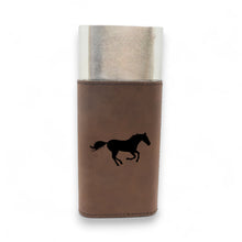 Load image into Gallery viewer, Cigar Case with Cutter - Running Horse - Leather