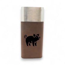 Load image into Gallery viewer, Cigar Case with Cutter - Piglet - Leather