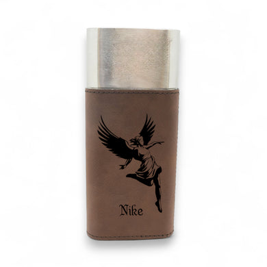 Cigar Case with Cutter - Nike Goddess of Victory - Leather