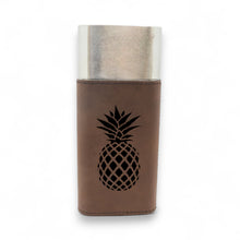 Load image into Gallery viewer, Cigar Case with Cutter - Pineapple - Leather