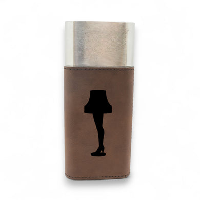 Cigar Case with Cutter - Leg Lamp - Leather