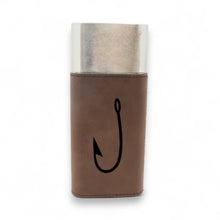 Load image into Gallery viewer, Cigar Case with Cutter - Fish Hook - Leather