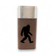 Load image into Gallery viewer, Cigar Case with Cutter - Bigfoot Sasquatch - Leather