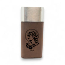 Load image into Gallery viewer, Cigar Case with Cutter - Eos Goddess of Dawn - Leather