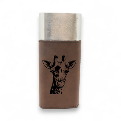 Cigar Case with Cutter - Giraffe - Leather