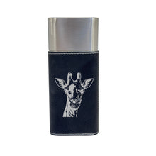Load image into Gallery viewer, Cigar Case with Cutter - Giraffe - Leather