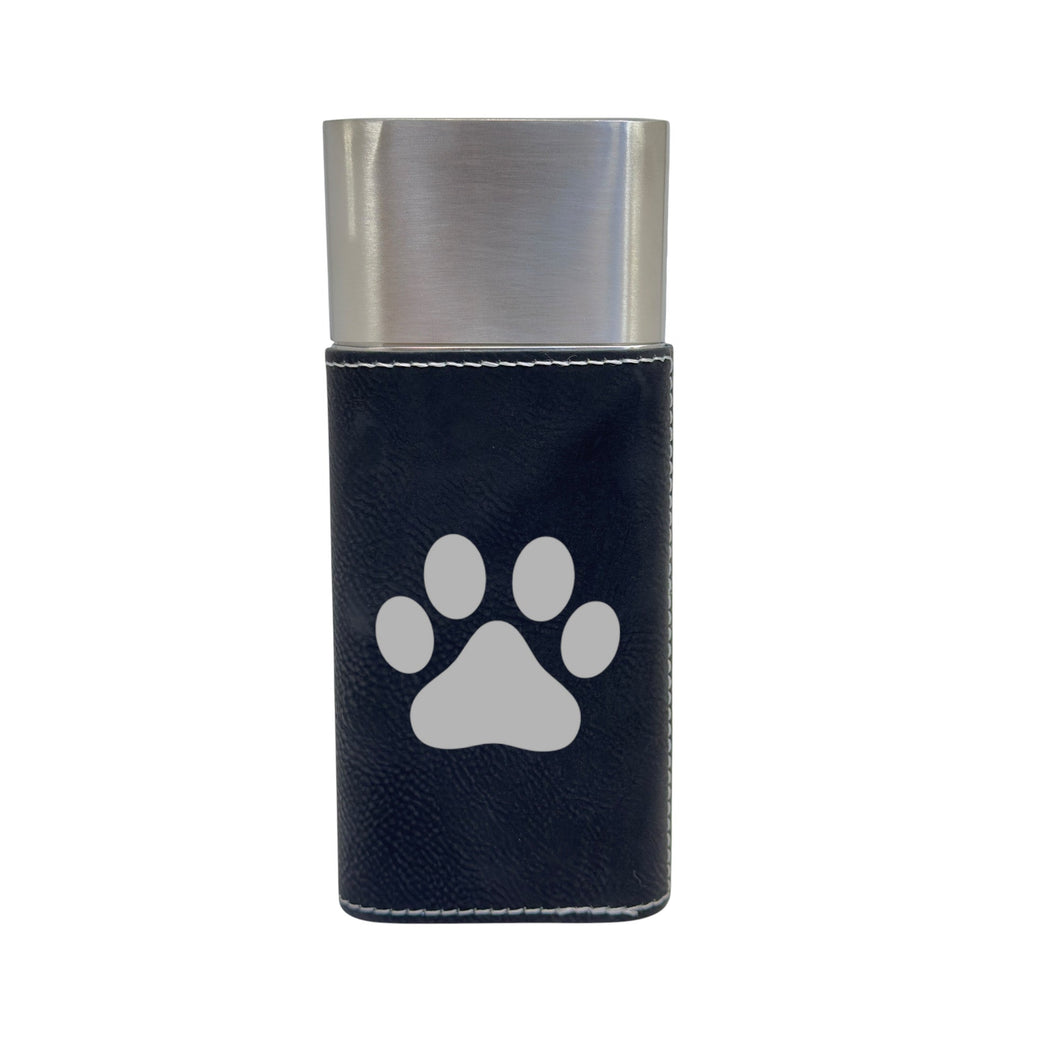 Cigar Case with Cutter - Dog Paw - Leather