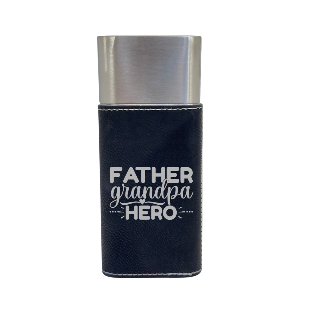 Cigar Case with Cutter - Father Grandpa Hero - Leather
