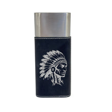 Load image into Gallery viewer, Cigar Case with Cutter - Indian Chief - Leather