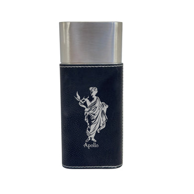 Cigar Case with Cutter - Apollo God of music and art - Leather