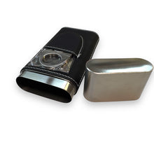 Load image into Gallery viewer, Cigar Case with Cutter - Pit Bull - Leather
