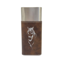 Load image into Gallery viewer, Cigar Case with Cutter - My Horse - Leather
