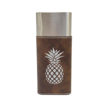 Load image into Gallery viewer, Cigar Case with Cutter - Pineapple - Leather