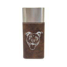 Load image into Gallery viewer, Cigar Case with Cutter - Pit Bull - Leather
