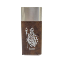 Load image into Gallery viewer, Cigar Case with Cutter - Hades God of the Underworld - Leather