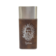 Load image into Gallery viewer, Cigar Case with Cutter - Helios God of the Sun - Leather