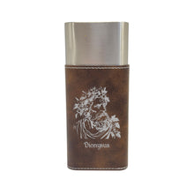 Load image into Gallery viewer, Cigar Case with Cutter - Dionysus God of Wine - Leather