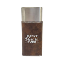 Load image into Gallery viewer, Cigar Case with Cutter - Best Uncle Ever - Leather