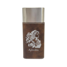 Load image into Gallery viewer, Cigar Case with Cutter - Aphrodite Goddess of Love - Leather