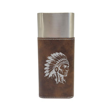Load image into Gallery viewer, Cigar Case with Cutter - Indian Chief - Leather