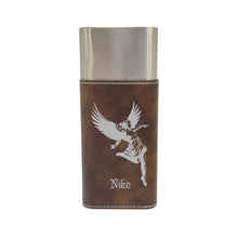 Load image into Gallery viewer, Cigar Case with Cutter - Nike Goddess of Victory - Leather