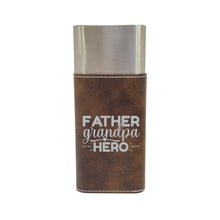 Load image into Gallery viewer, Cigar Case with Cutter - Father Grandpa Hero - Leather