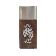 Load image into Gallery viewer, Cigar Case with Cutter - Burrowing Owl - Leather