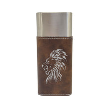 Load image into Gallery viewer, Cigar Case with Cutter - Lion - Leather