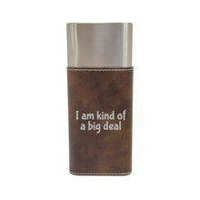 Load image into Gallery viewer, Cigar Case with Cutter - I am kind of a big deal - Leather