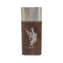 Load image into Gallery viewer, Cigar Case with Cutter - Apollo God of music and art - Leather