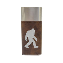 Load image into Gallery viewer, Cigar Case with Cutter - Bigfoot Sasquatch - Leather