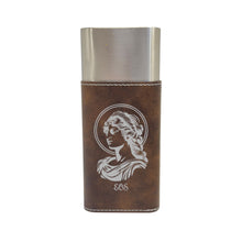 Load image into Gallery viewer, Cigar Case with Cutter - Eos Goddess of Dawn - Leather